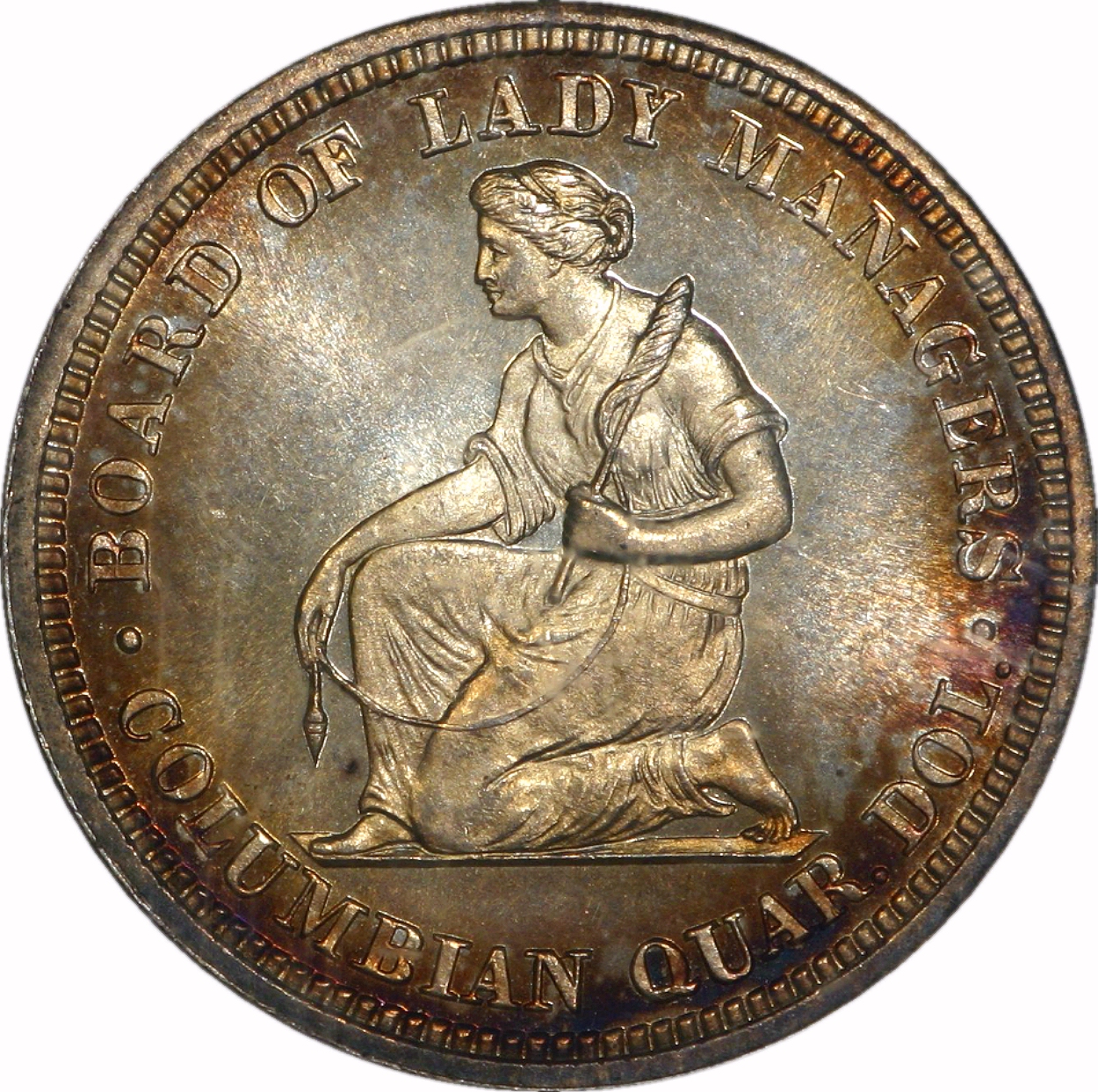 1892 1893 World s Columbian Exposition Isabella Quarter